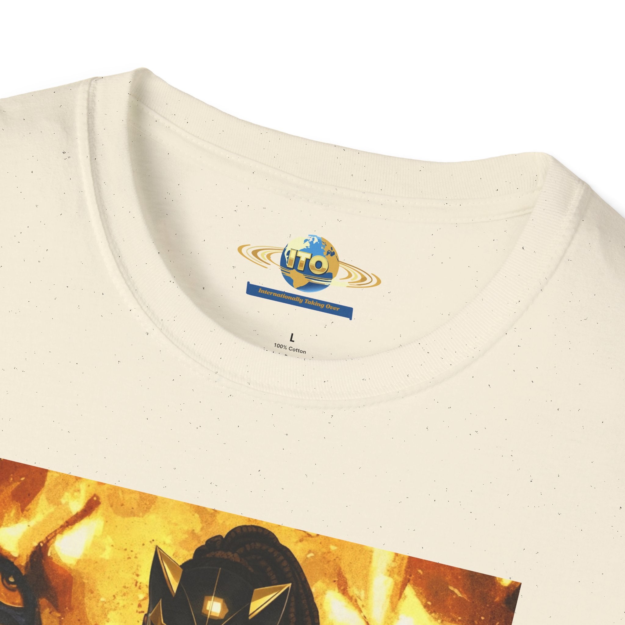 Black Panther-Inspired Graphic T-Shirt — Golden Warrior Marvel Art Tee