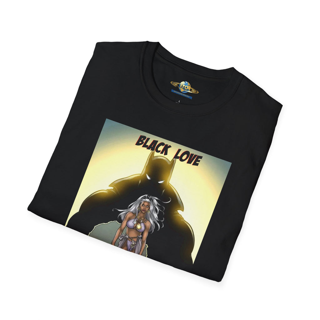 T-Shirt — "Black Love" Afrocentric Superhero Graphic Tee