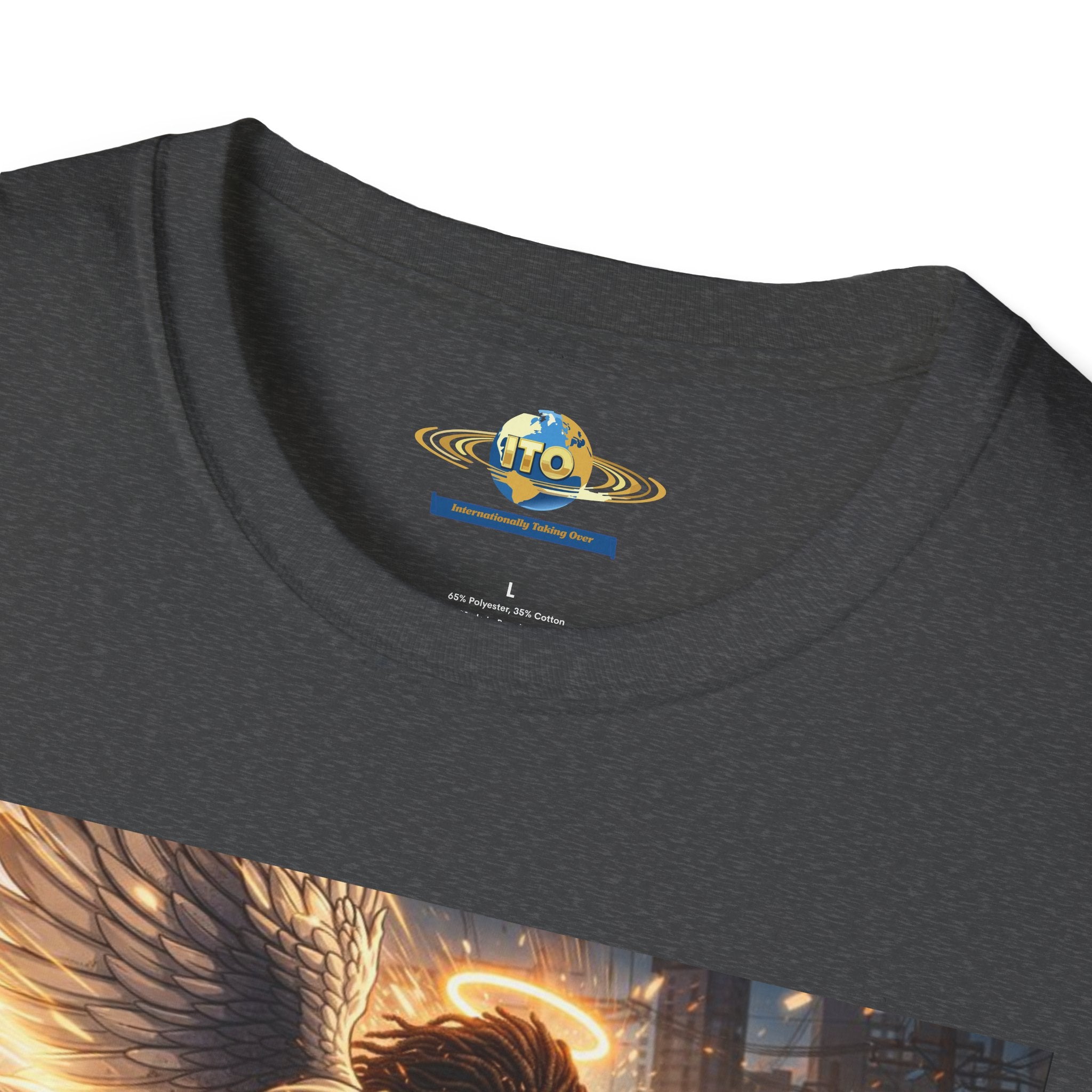 Angel Protector T-Shirt — Guardian Angel Urban Night Scene