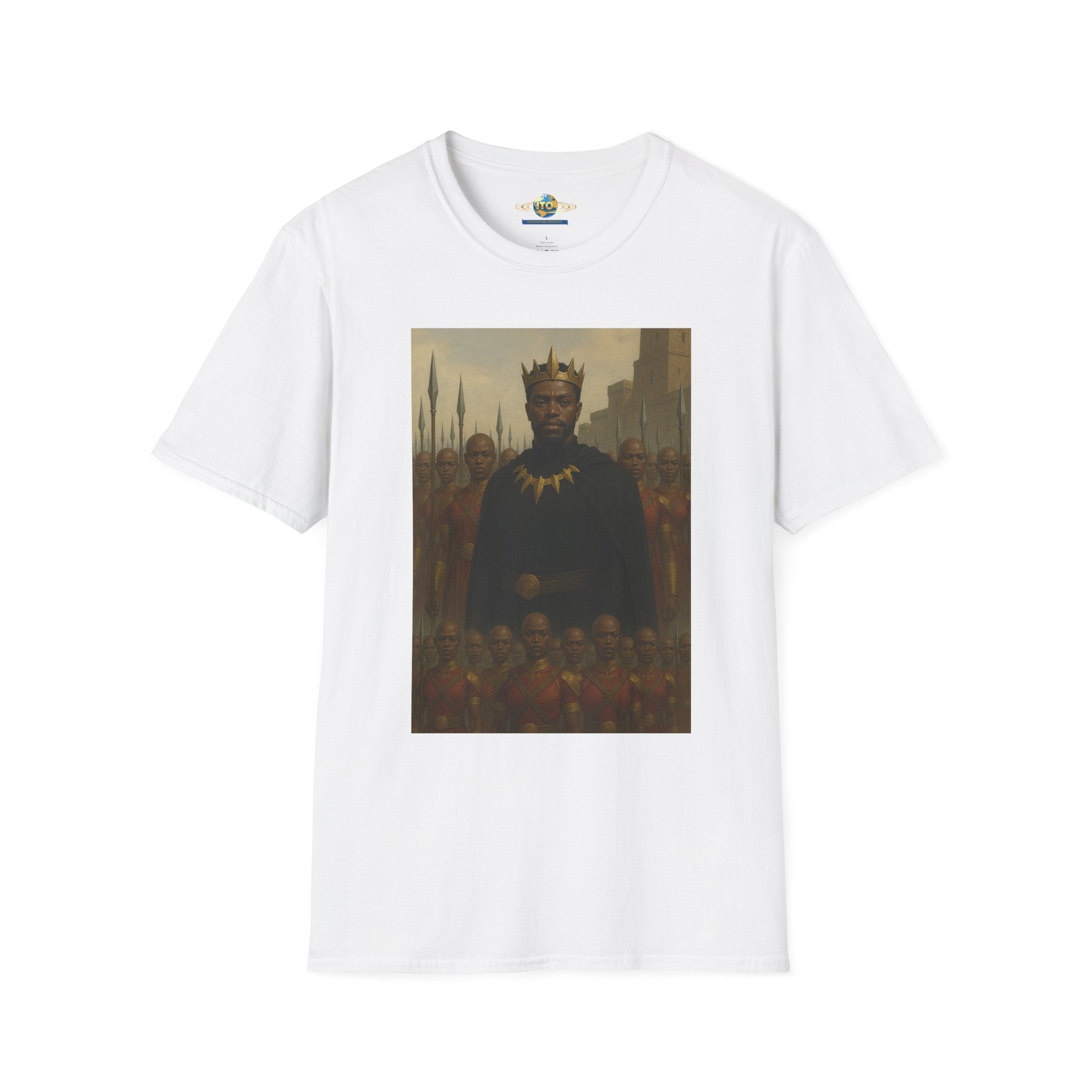 Black King Unisex Softstyle T-Shirt