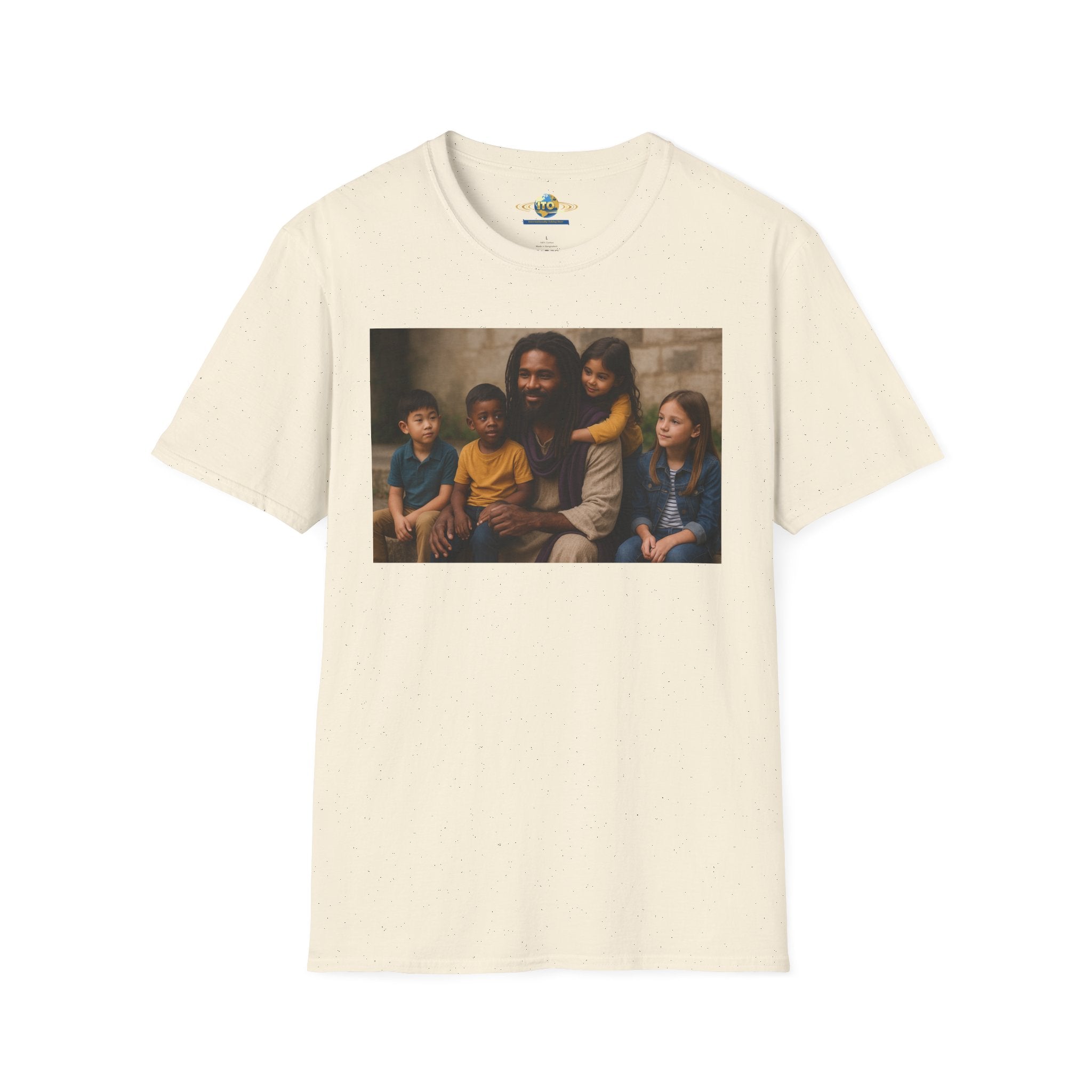 T-Shirt — Inspirational Jesus with Children Graphic Tee