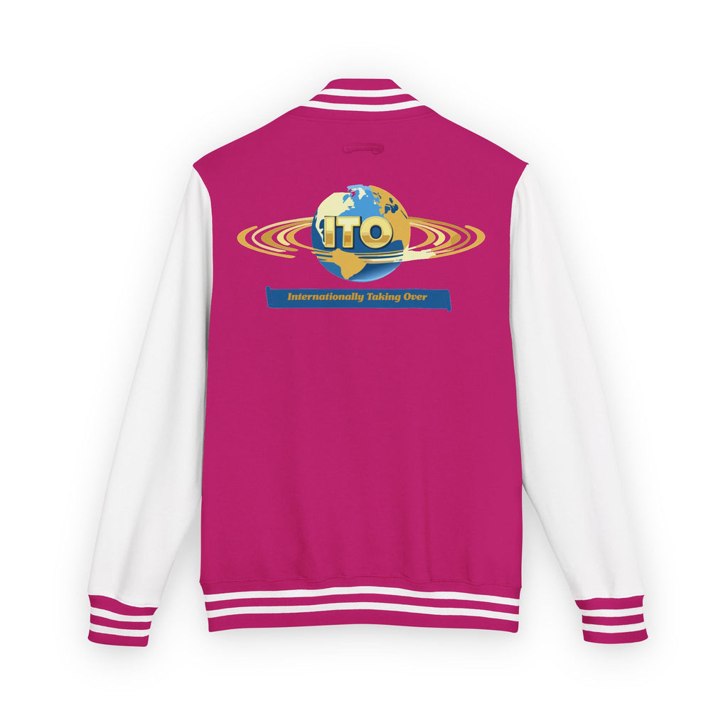 Letterman Jacket — UTO Interplanetary Travel Club Logo Varsity Jacket