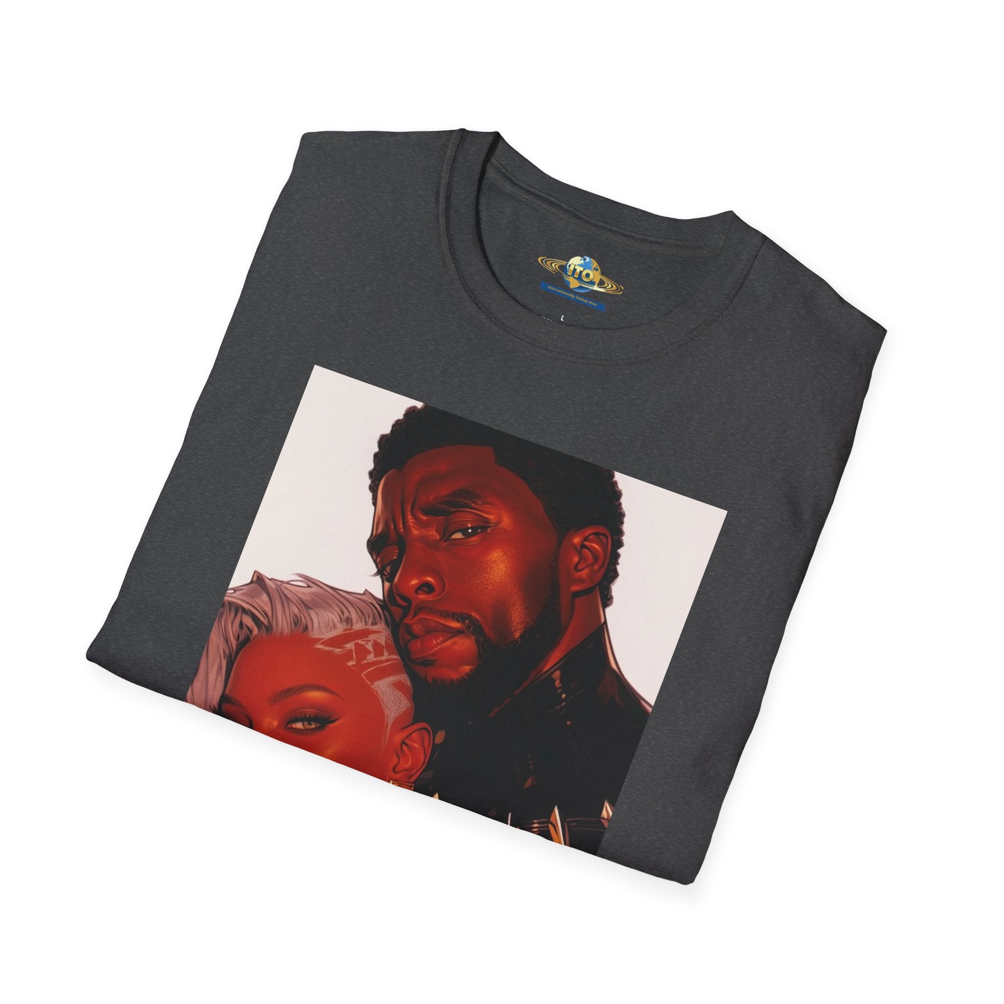 Afrofuturistic Couple Portrait T-Shirt