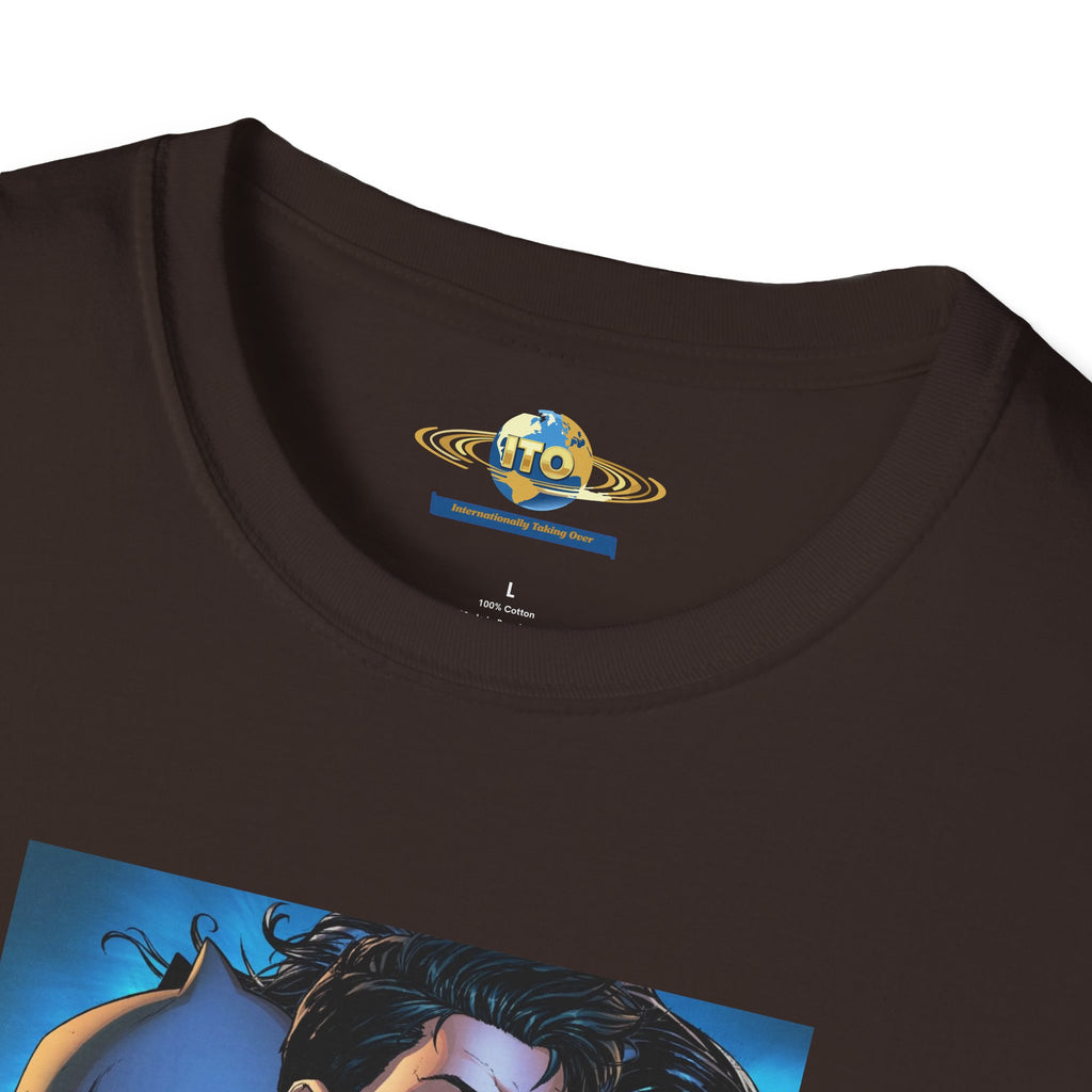 Anime Mecha Warrior Graphic T-Shirt
