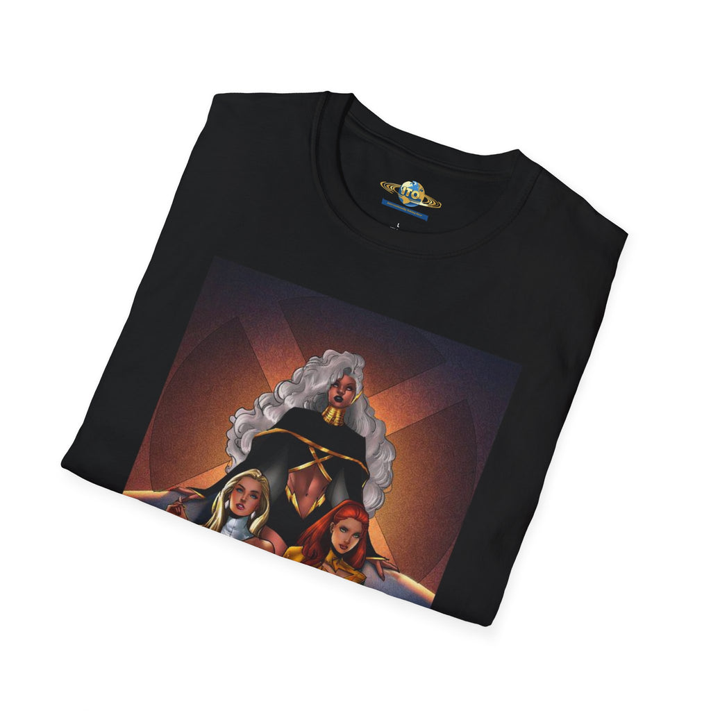 Retro Superhero Trio Graphic T-Shirt