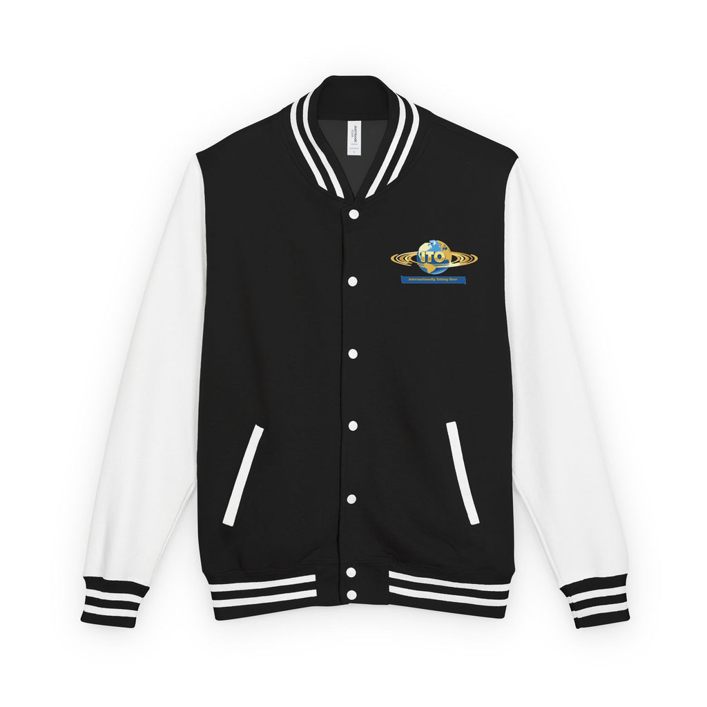 Letterman Jacket — UTO Interplanetary Travel Club Logo Varsity Jacket