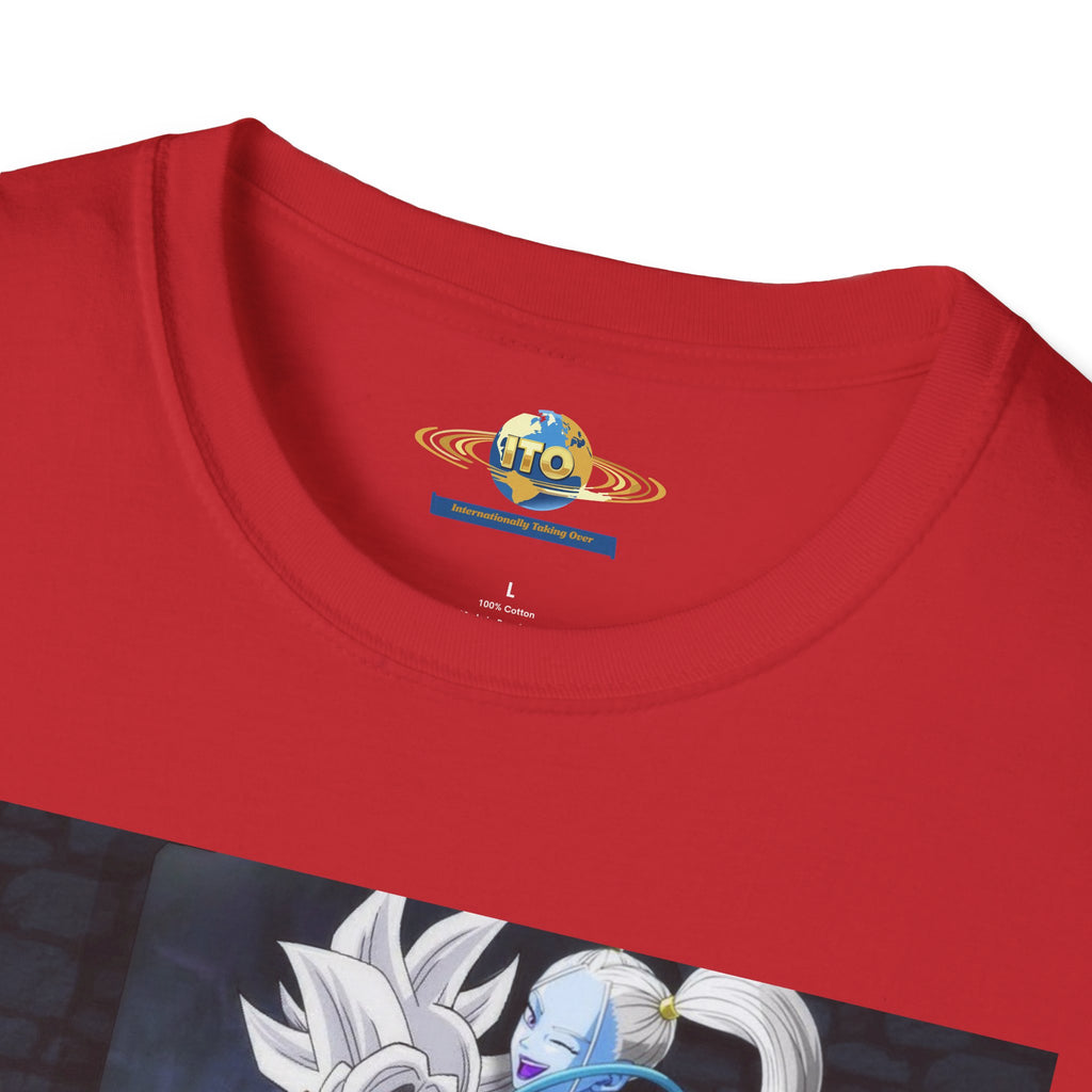 Anime Character Portrait Tee — Father and Child Illustration T-Shirt
