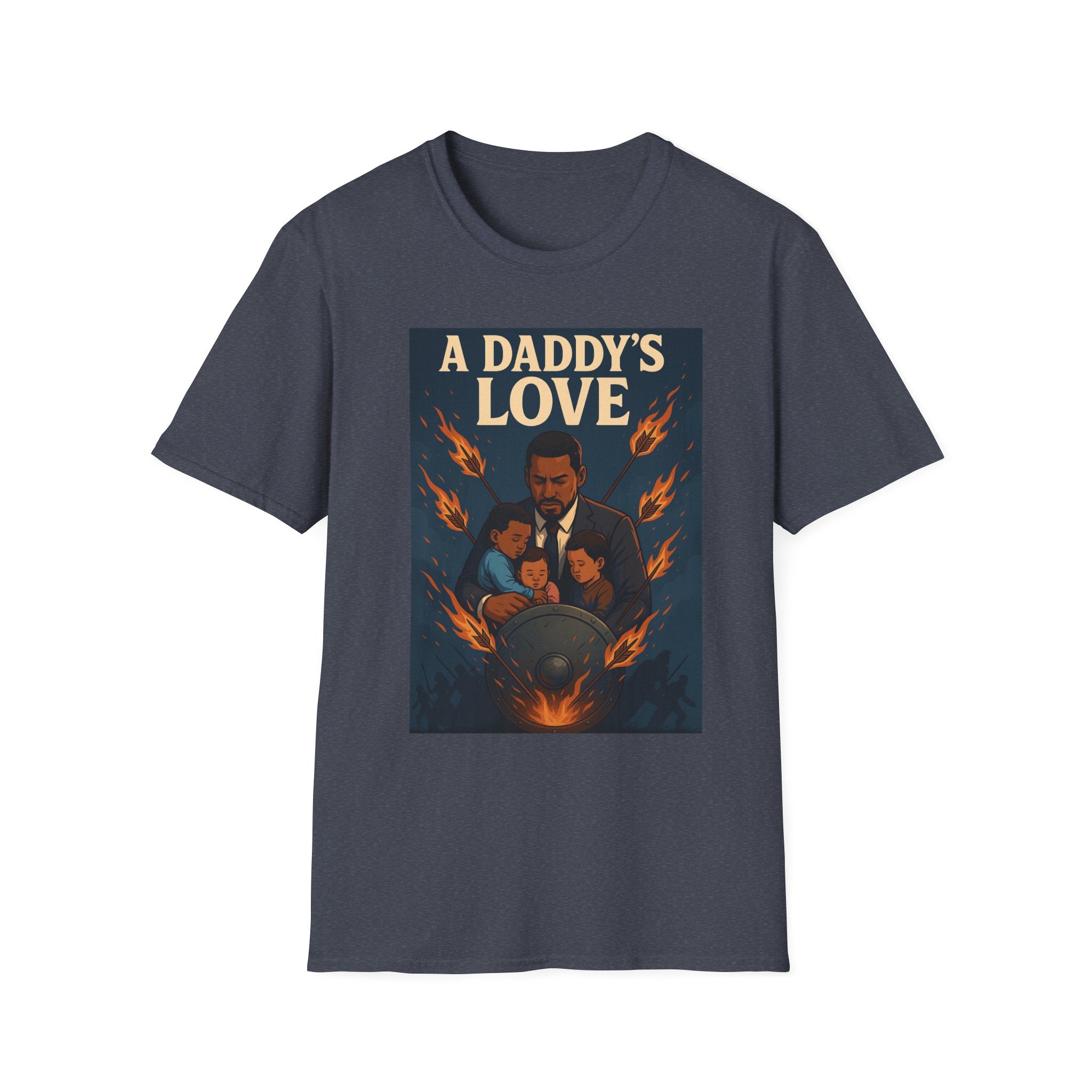 A Daddy's Love T-Shirt — Father's Day Retro Hero Dad Tee