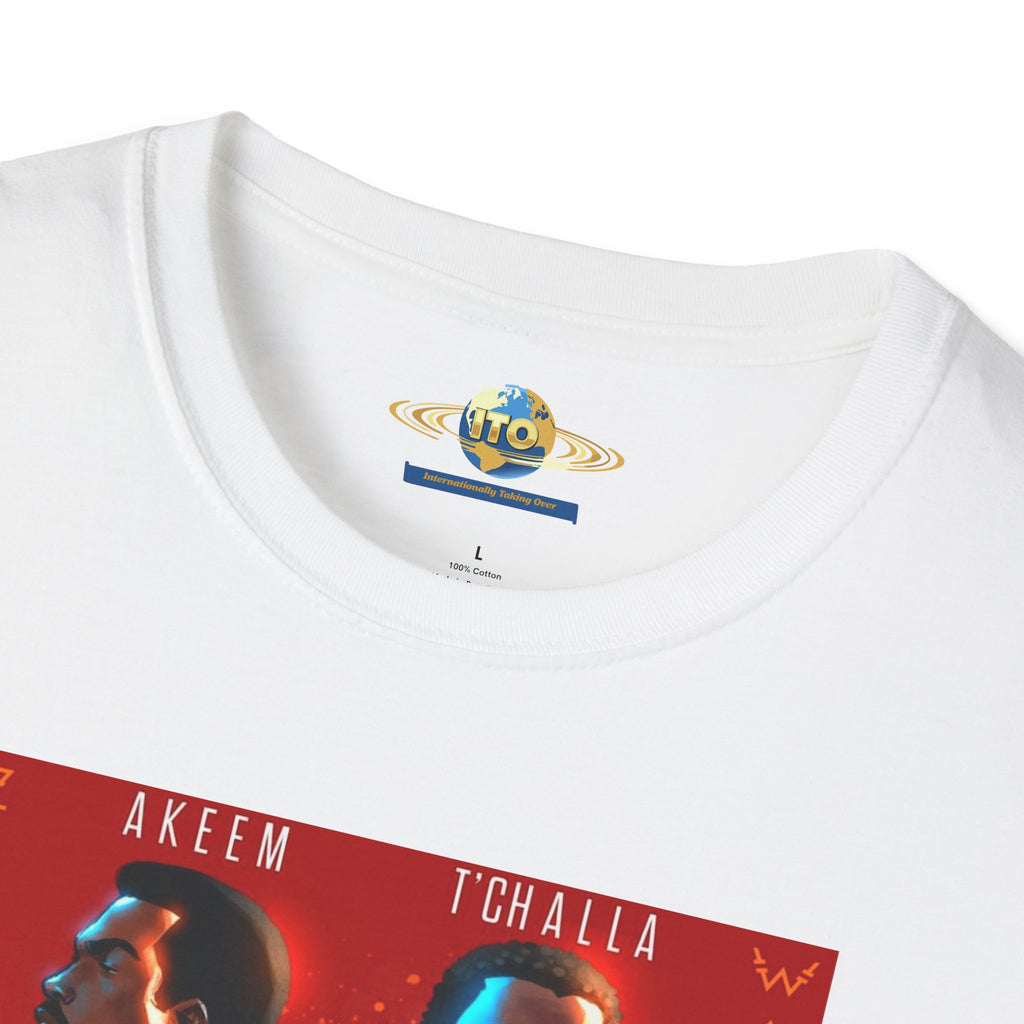 Two Kings Poster T-Shirt — Bold Afrocentric Duo Graphic Tee