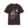 Batman & Wonder Woman Portrait T‑Shirt — Romantic Superhero Art Tee