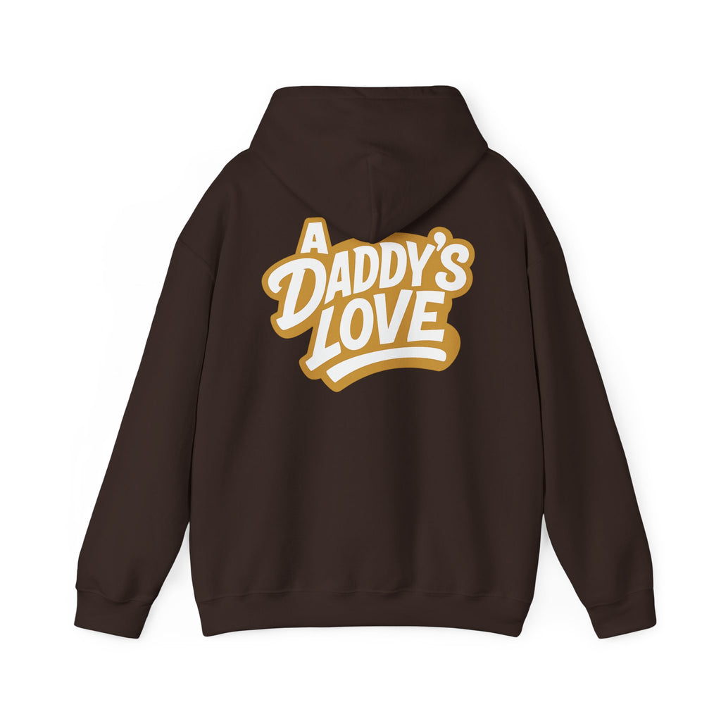 Daddy’s Love Hoodie — Retro Script Father Appreciation Sweatshirt