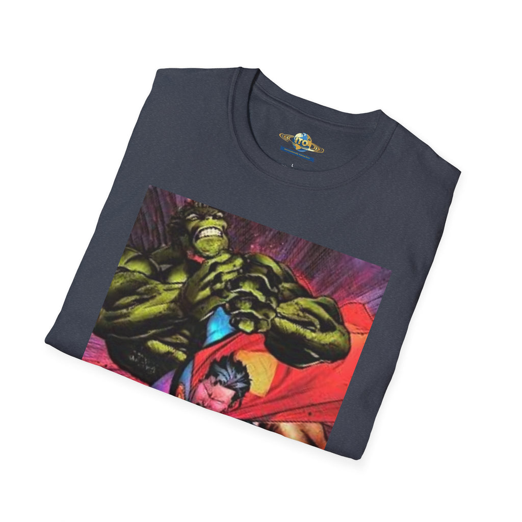 Superhero Mashup T‑Shirt — Dynamic Comic Art Tee
