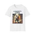 A Daddy's Love T-Shirt — Father and Child Silhouette with Angel Wings Gift