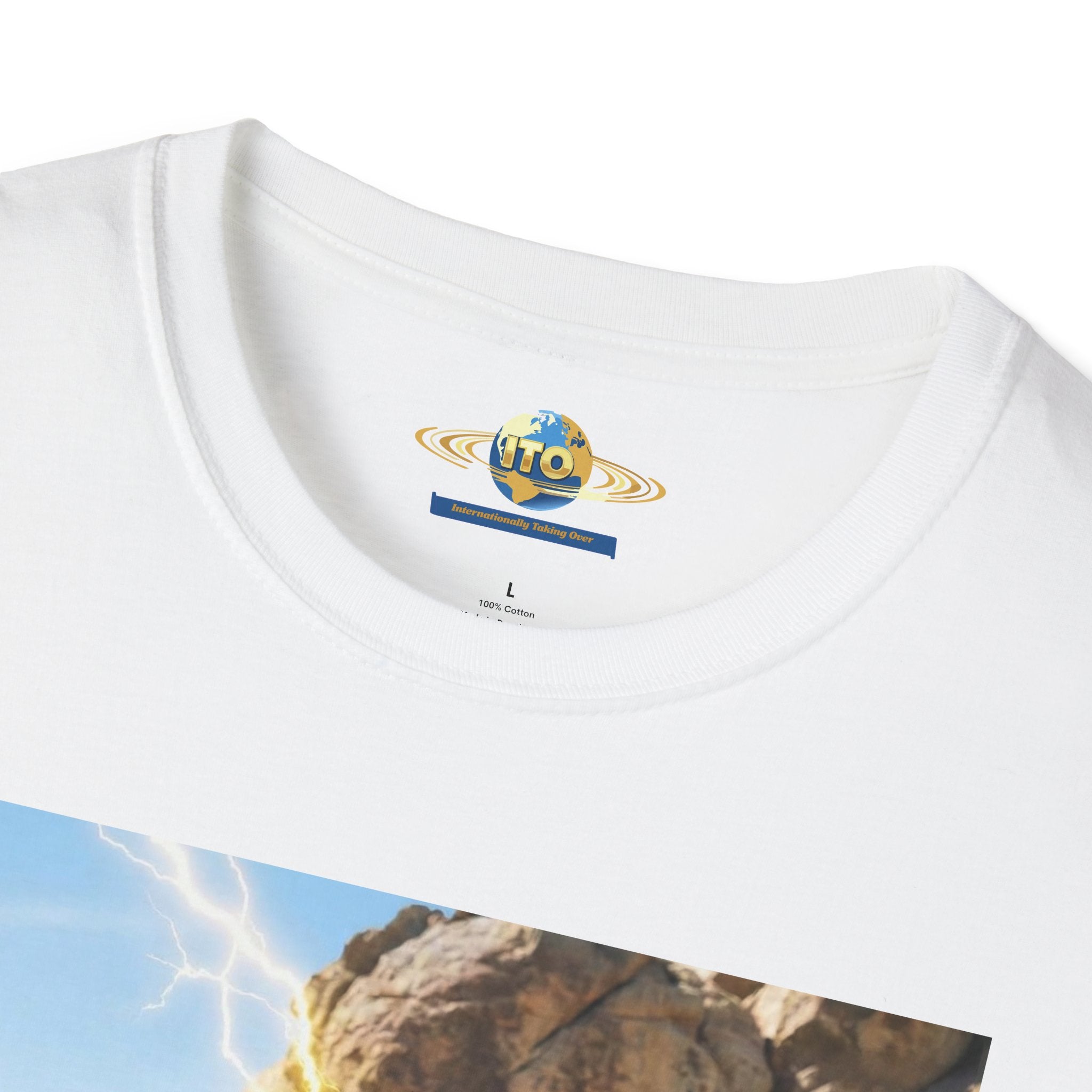 Superhero Action Photo T-Shirt — Dynamic Superman & Batman Graphic Tee