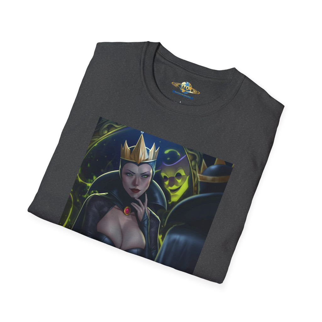 Dark Queen Art Tee — Gothic Fantasy Portrait T-Shirt