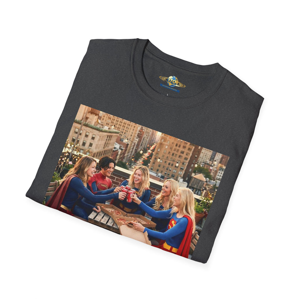 Superhero Squad Rooftop Card Game T-Shirt