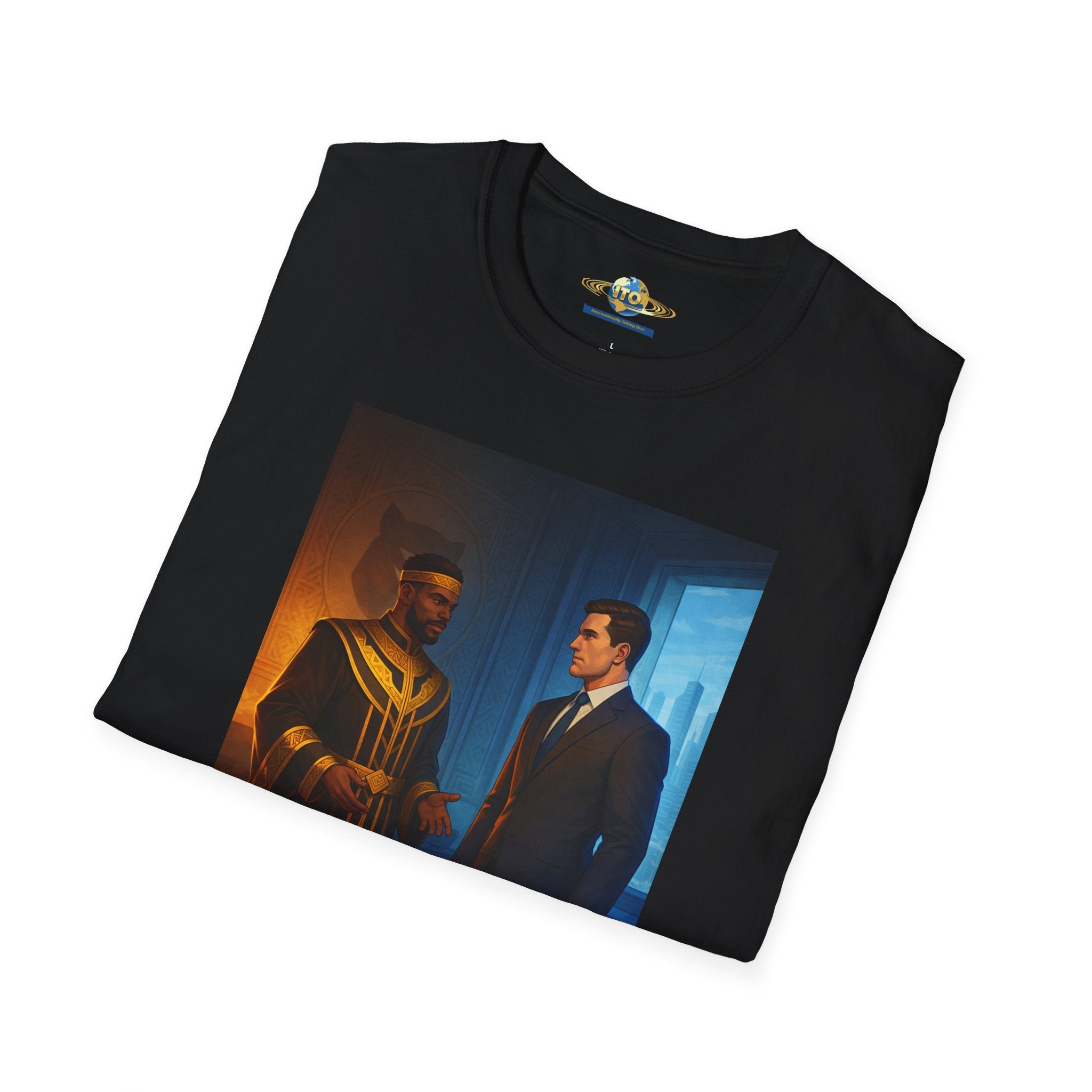 Trillionaire vs. Billionaire Graphic T‑Shirt — Movie Poster Style Tee