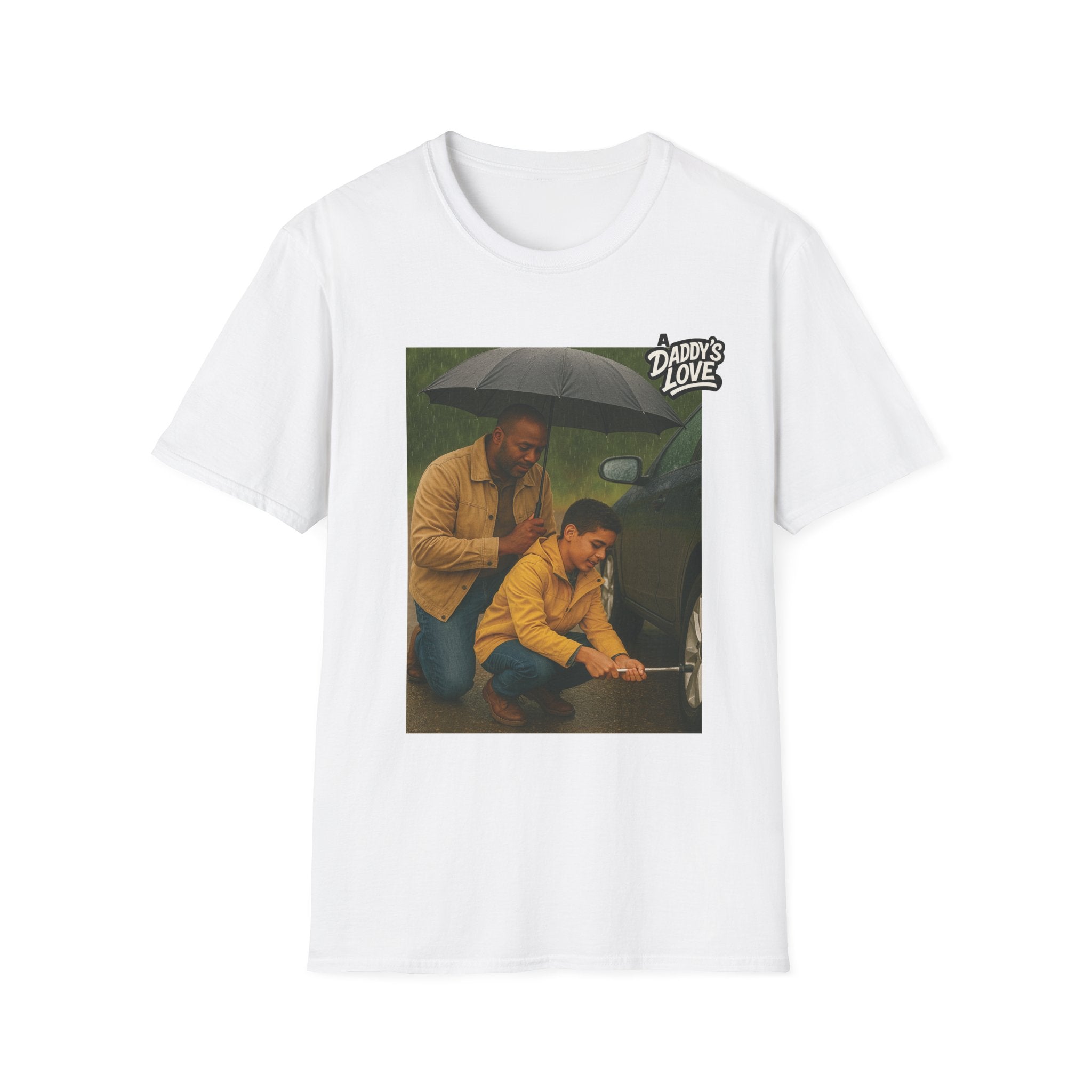Dad's Love T-Shirt — Heartwarming Father-Son Photo Tee