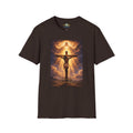 Crucifixion Jesus T-Shirt — 'He Is Risen' Inspirational Christian Tee