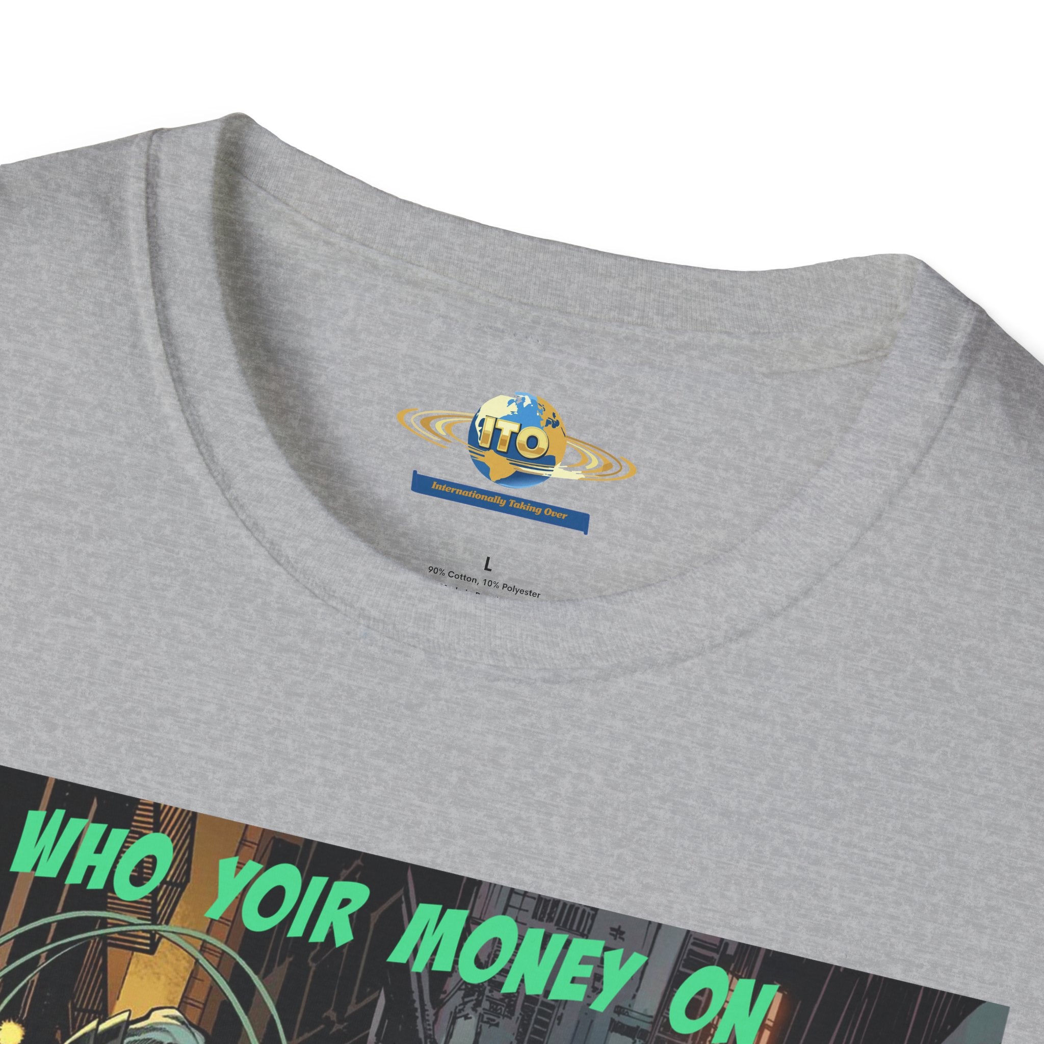 Graphic T‑Shirt — 'Who You Moving On' Cyberpunk Comic Art Tee