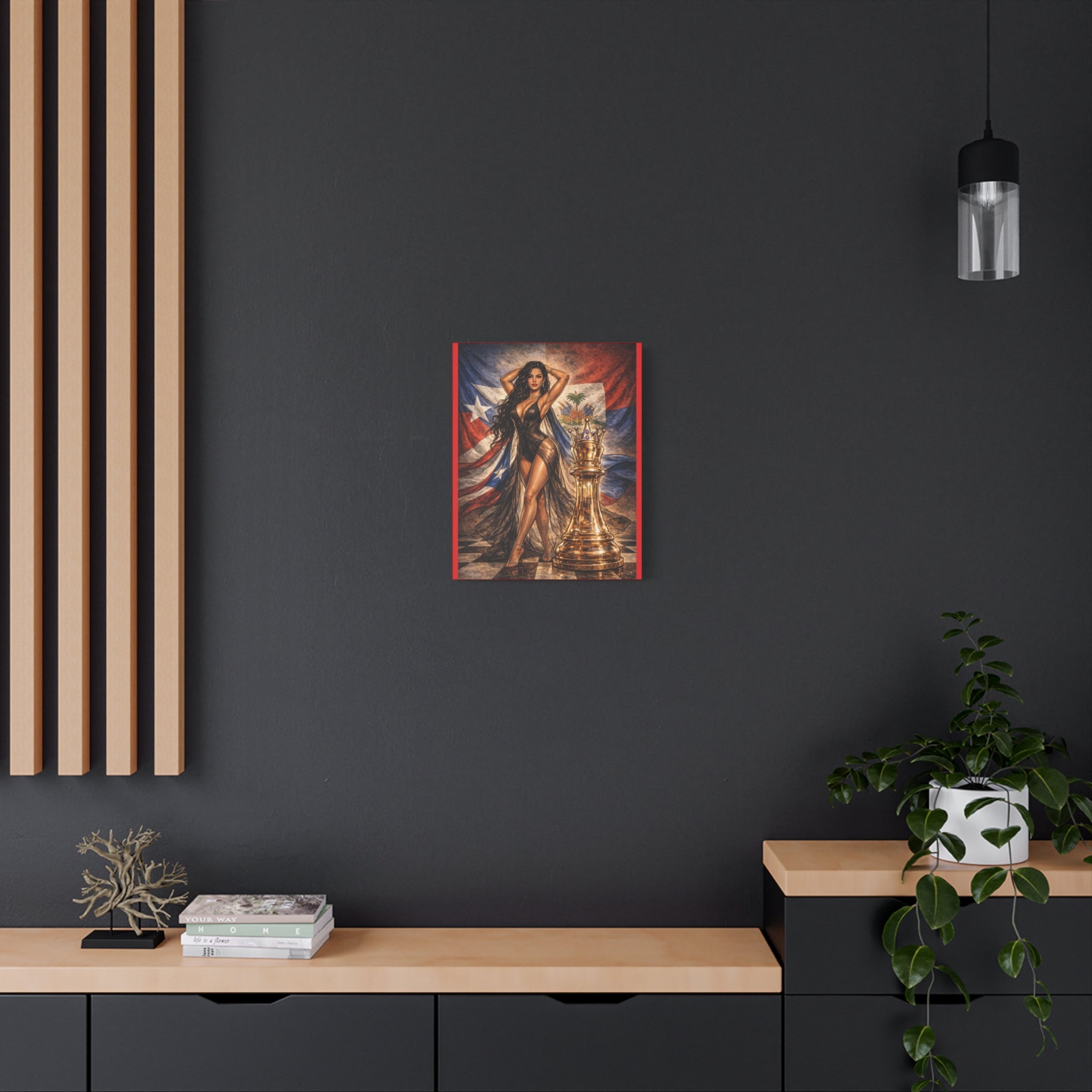 Dominican Queen Chess Canvas - Matte Stretched Wall Art