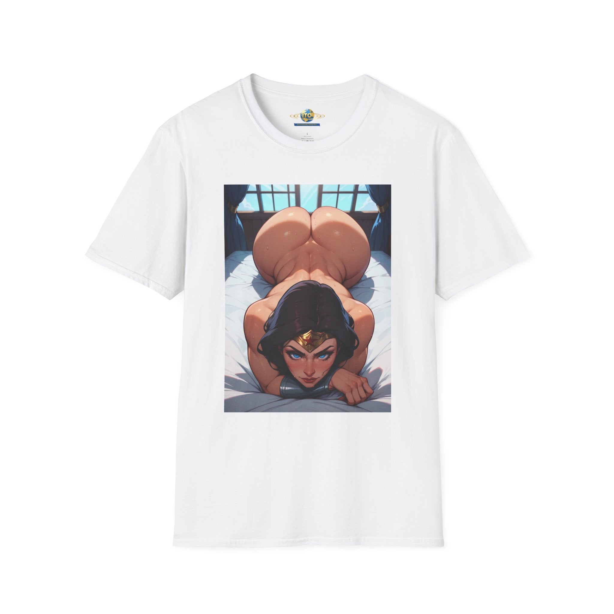 Pin-Up Superhero T-Shirt — Provocative Comic Art Tee