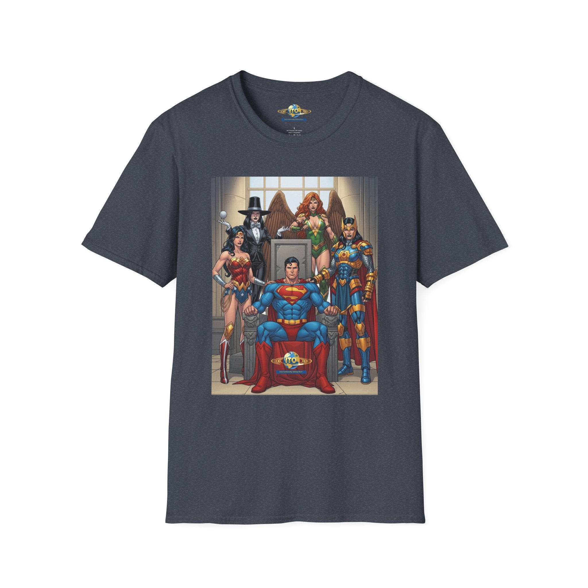 Justice League Portrait T-Shirt — Hero Squad Graphic Tee