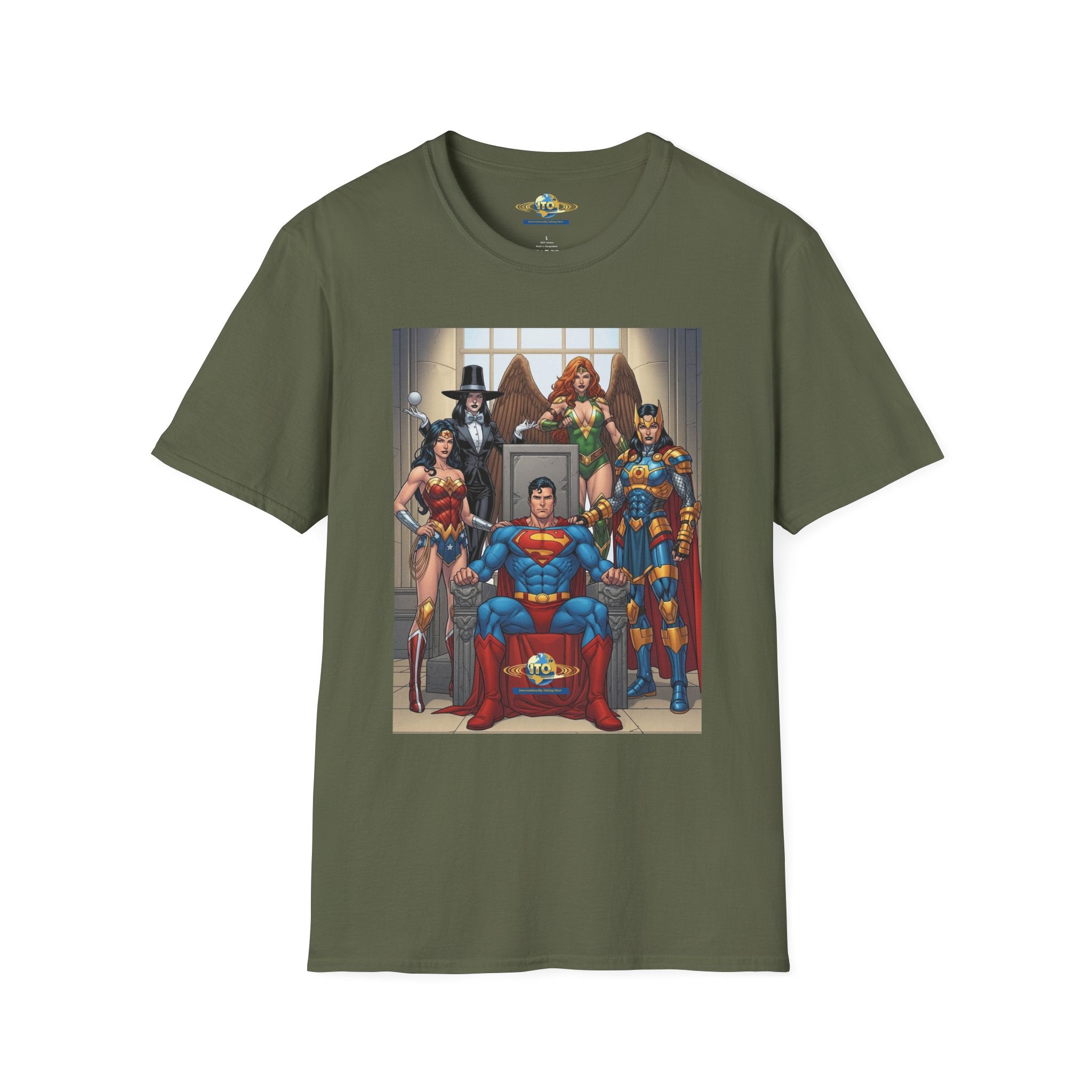 Justice League Portrait T-Shirt — Hero Squad Graphic Tee