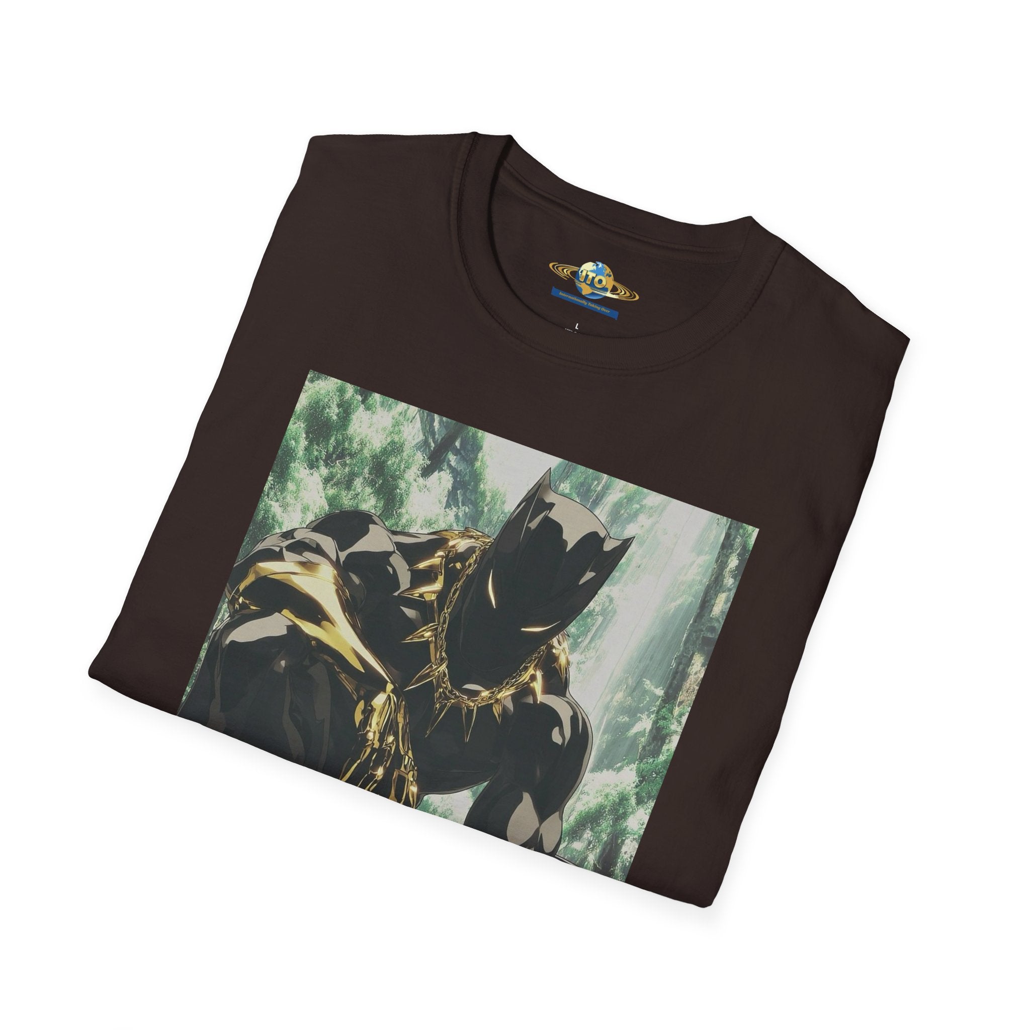 Black Panther Graphic T-Shirt — Superhero King Comic Art Tee
