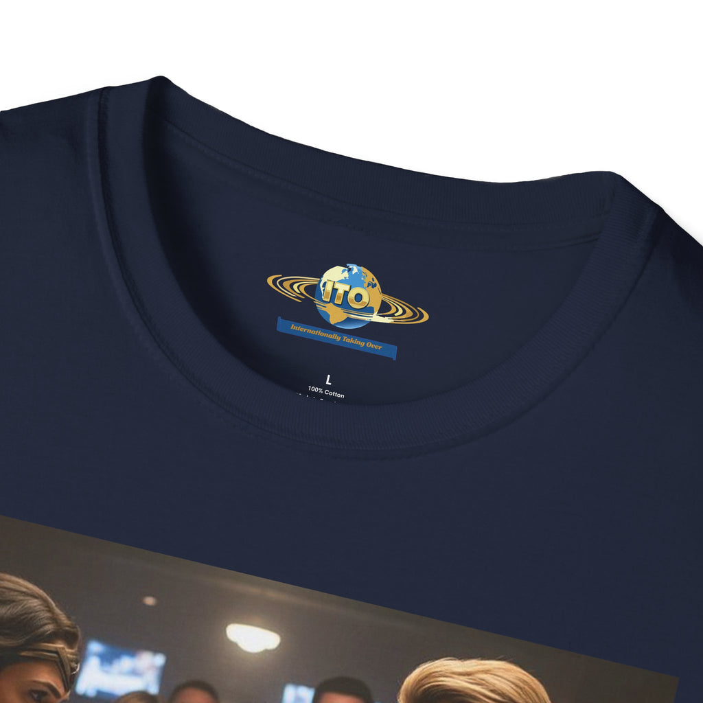 Arm Wrestling Scene Graphic T-Shirt