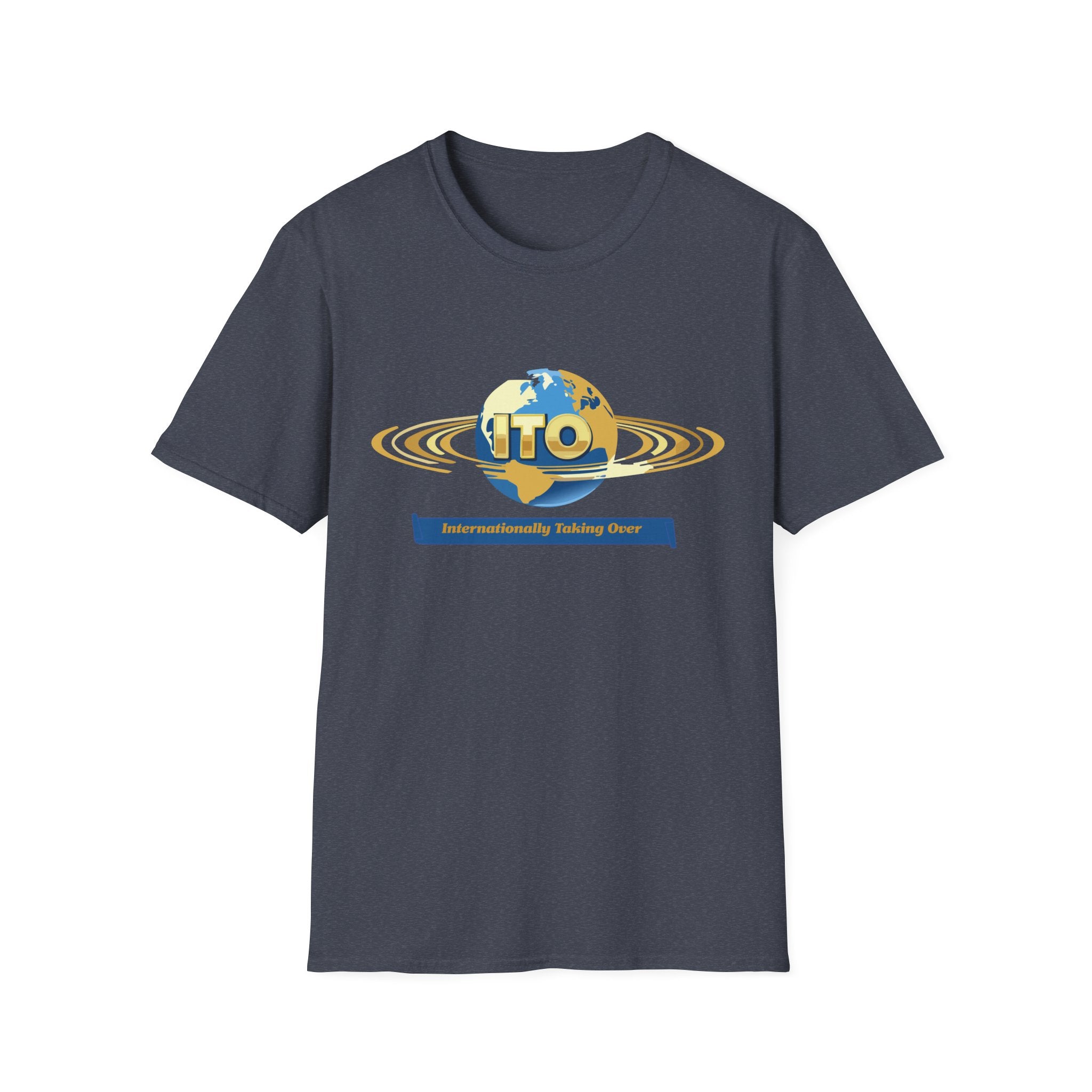 UFO Globe Logo T-Shirt — "Interuniversity Talking One" Graphic Tee
