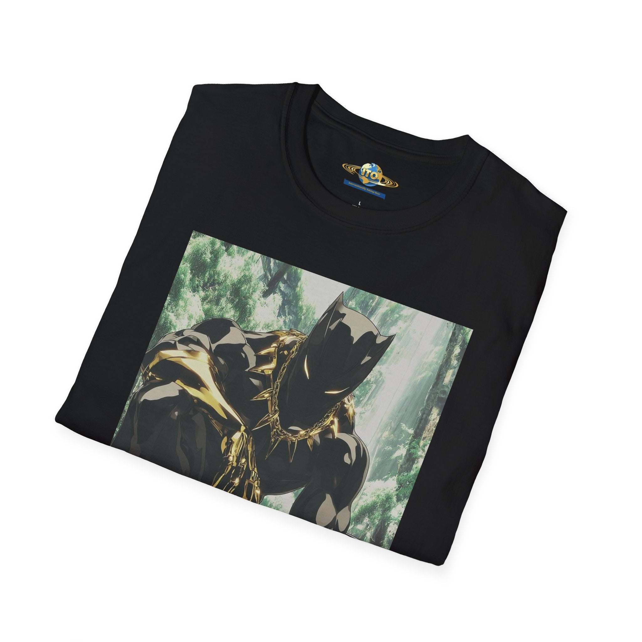 Black Panther Graphic T-Shirt — Superhero King Comic Art Tee