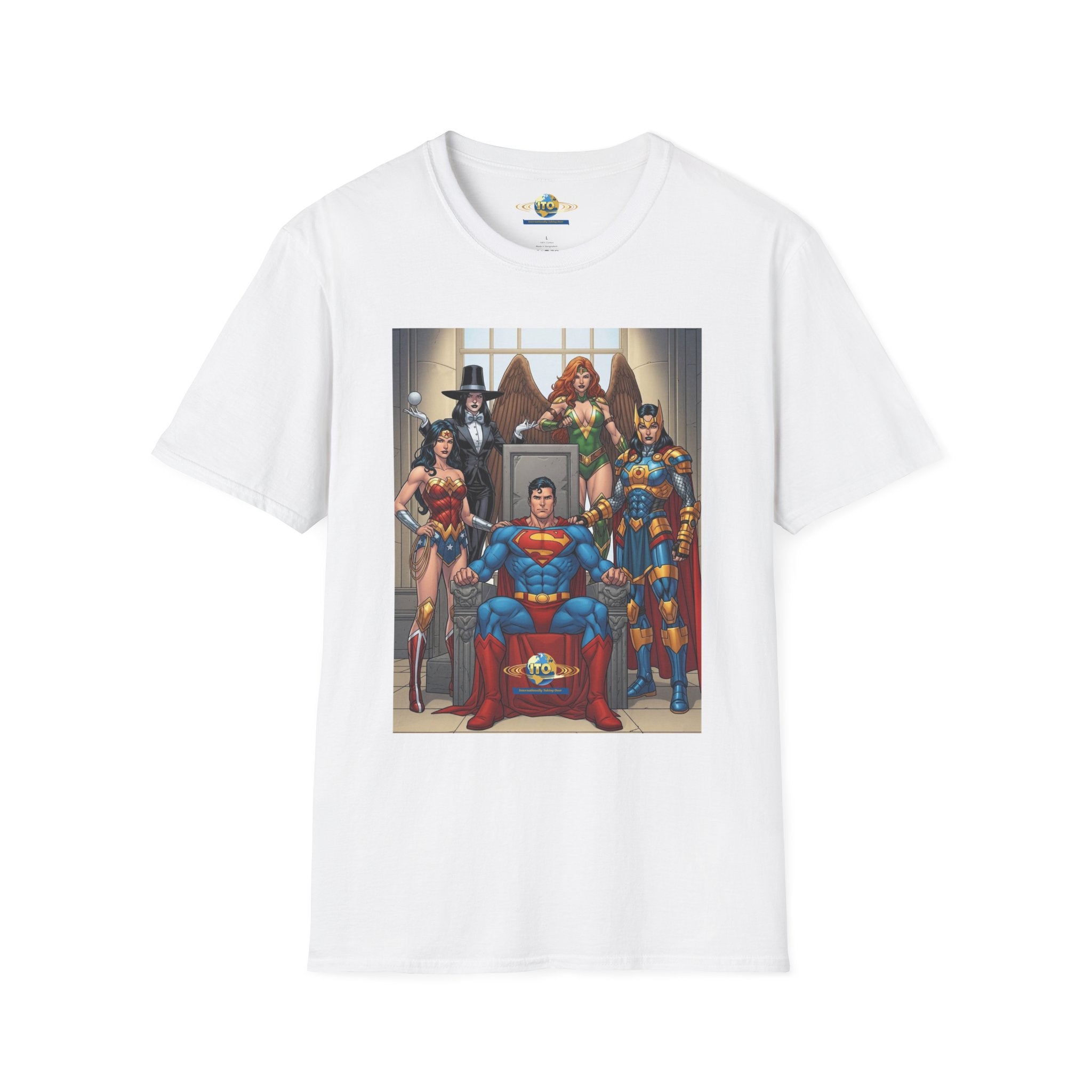 Justice League Portrait T-Shirt — Hero Squad Graphic Tee