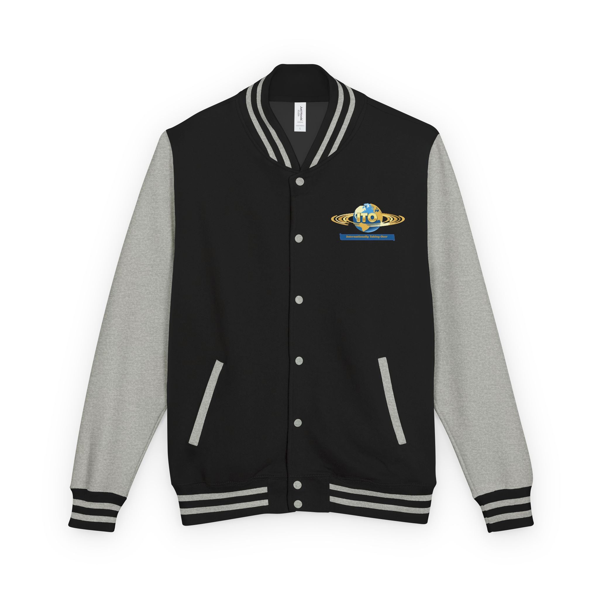 Letterman Jacket — UTO Interplanetary Travel Club Logo Varsity Jacket