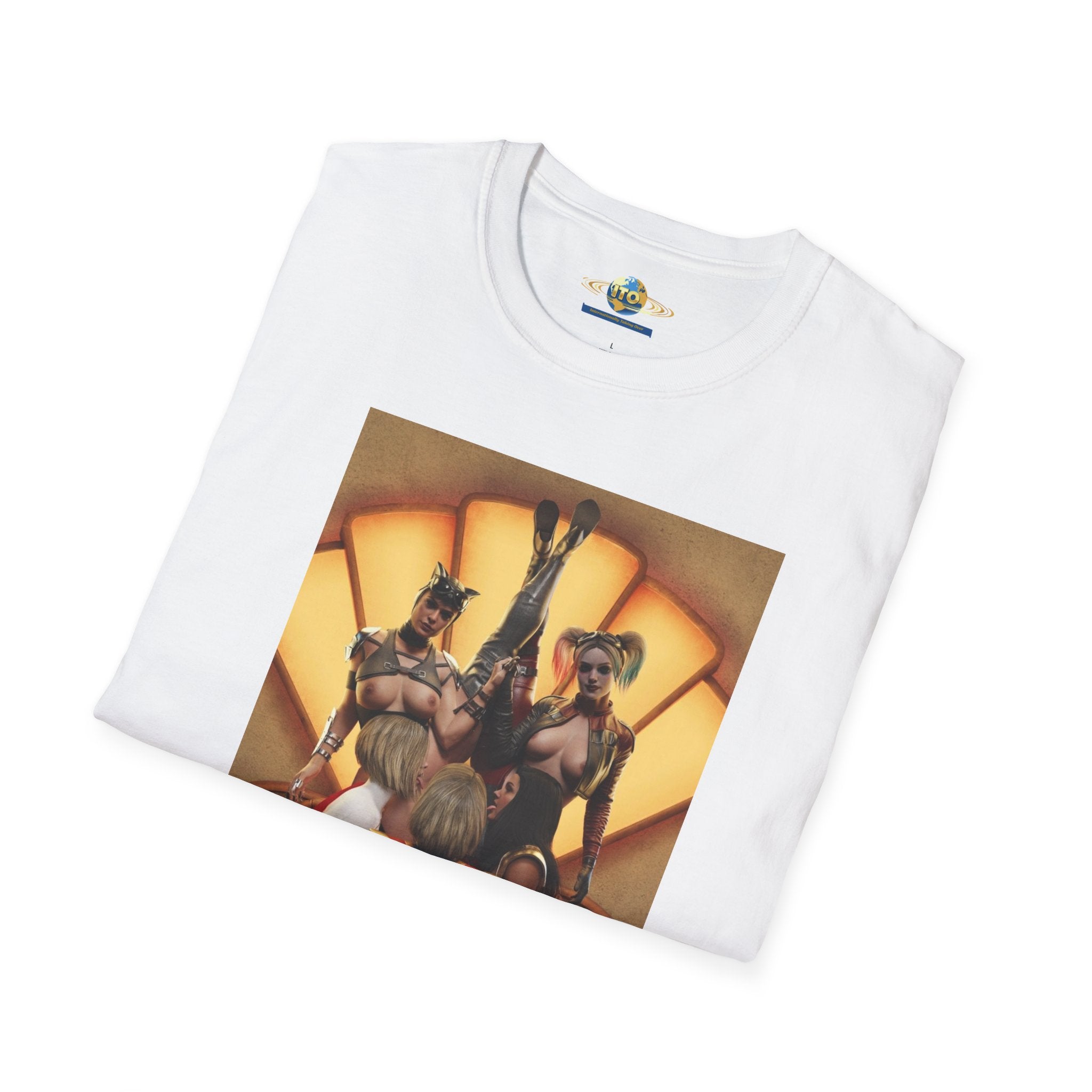 Graphic T-Shirt — Retro Group Costume Photo Print