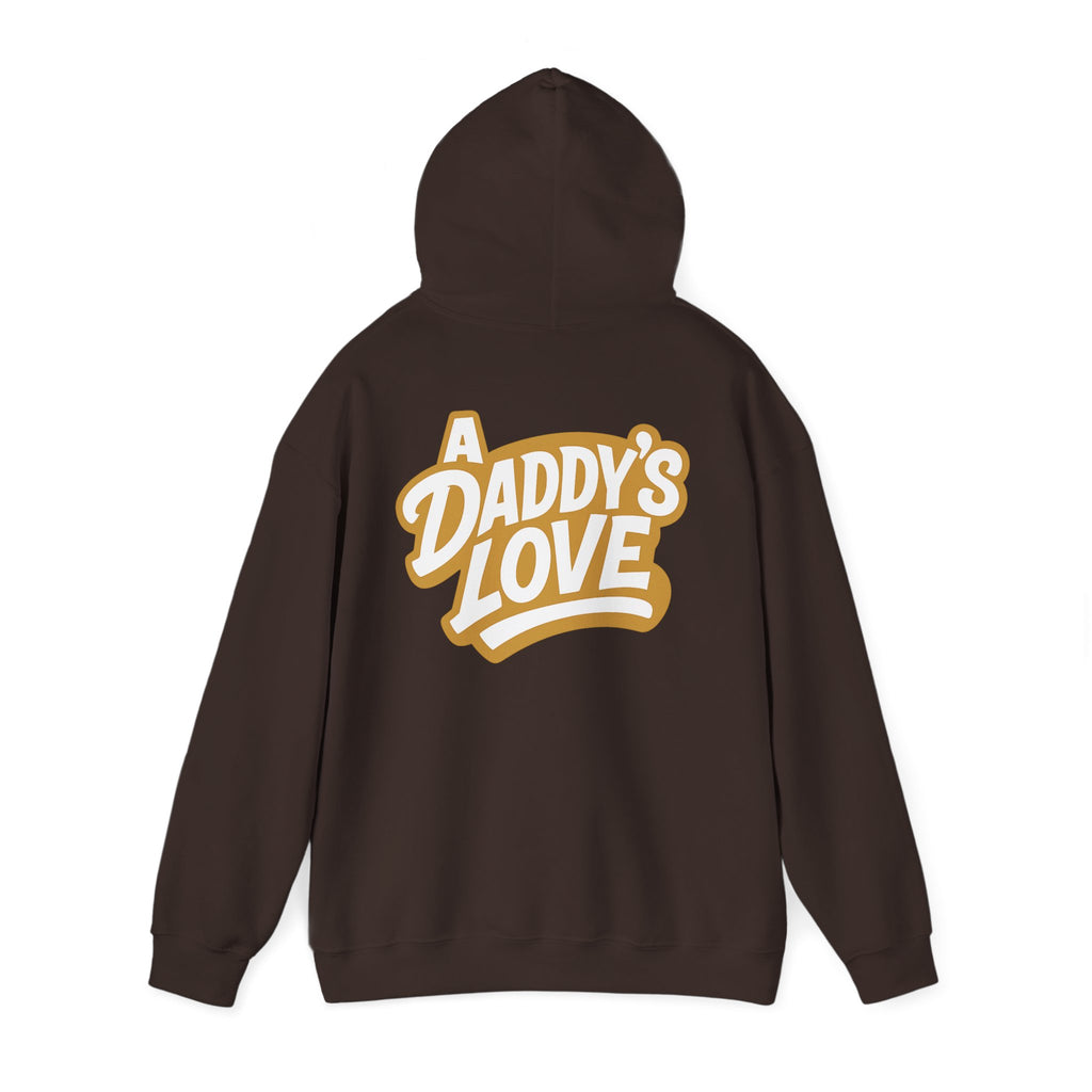 Daddy’s Love Hoodie — Retro Script Father Appreciation Sweatshirt