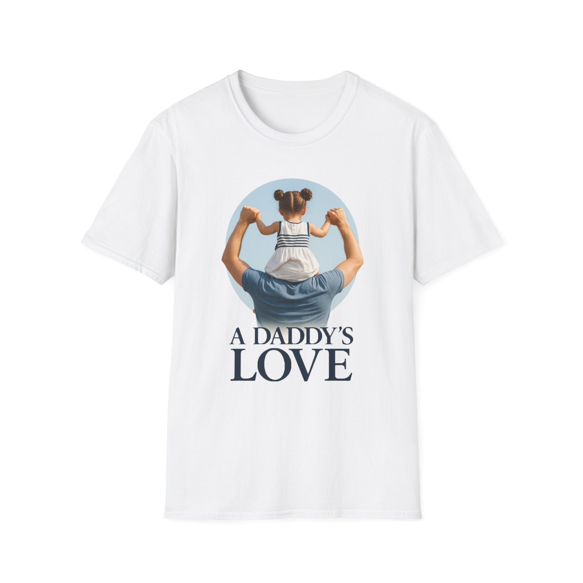 Daddy’s Love T-Shirt — Father and Daughter Photo Graphic Tee for Father’s Day