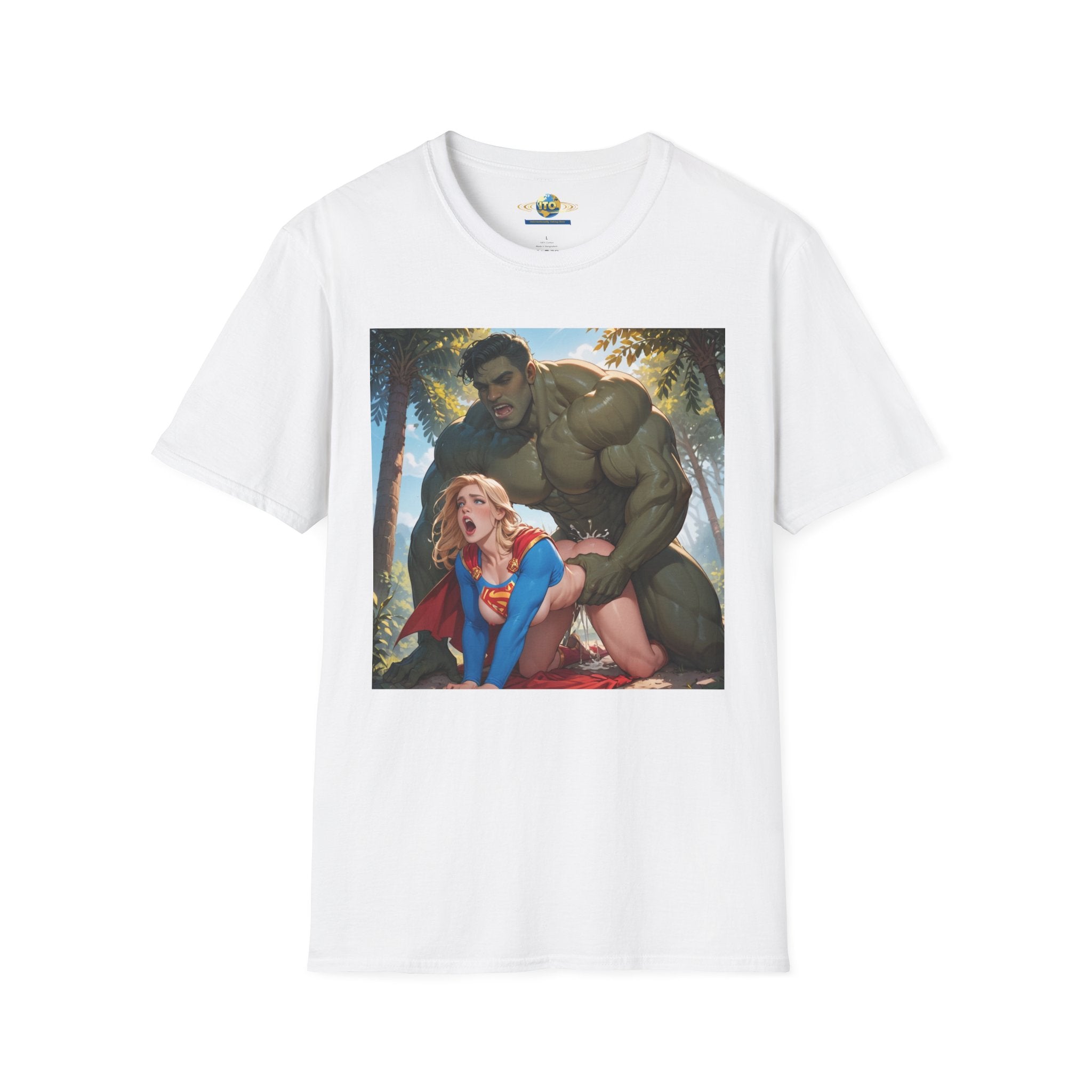Go Hulk in that Super pussy Unisex Softstyle T-Shirt