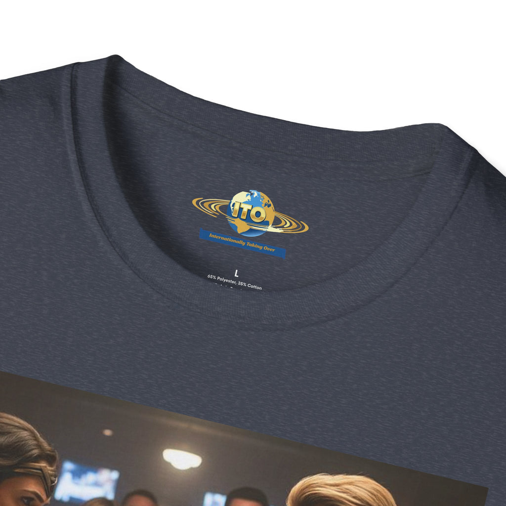 Arm Wrestling Scene Graphic T-Shirt