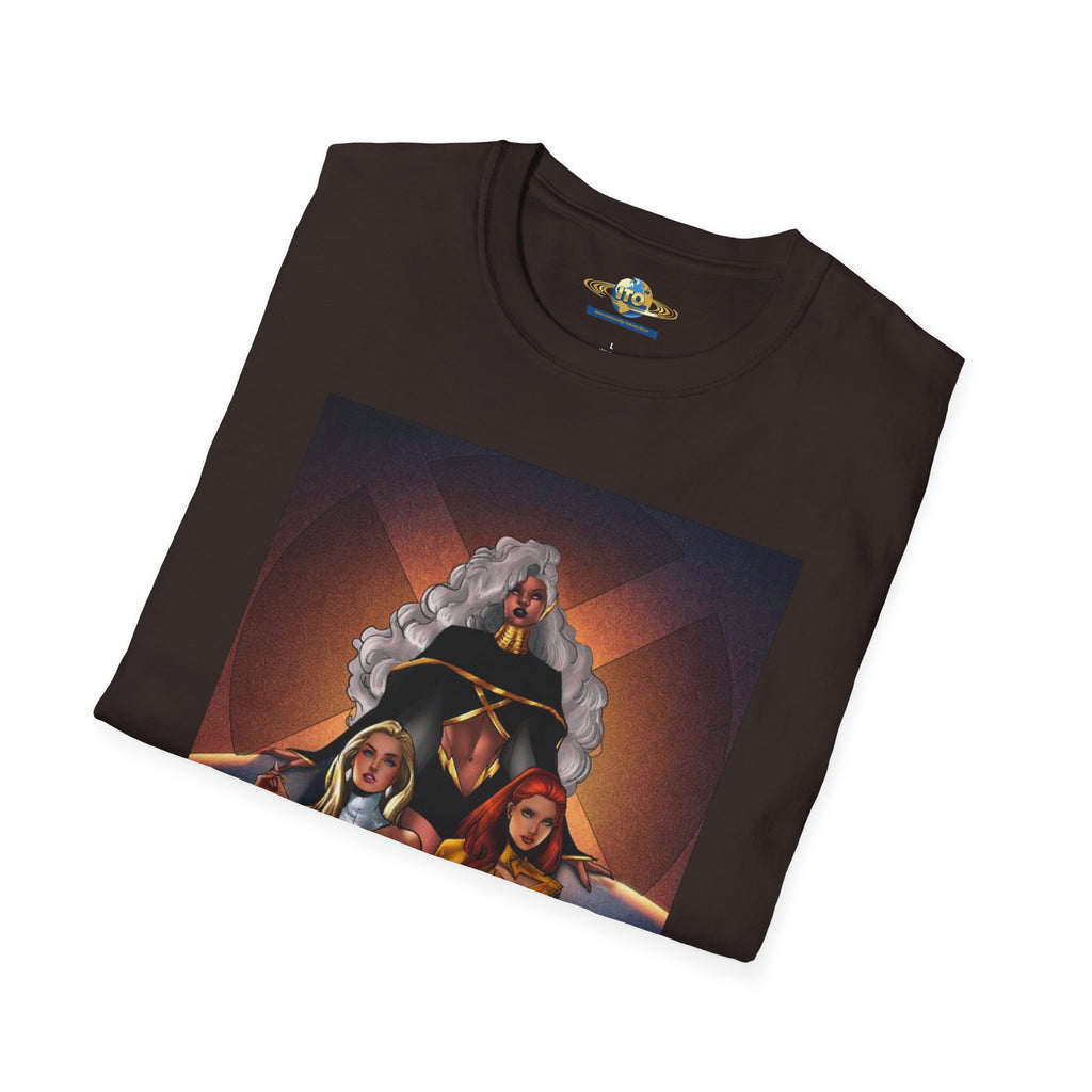 Retro Superhero Trio Graphic T-Shirt