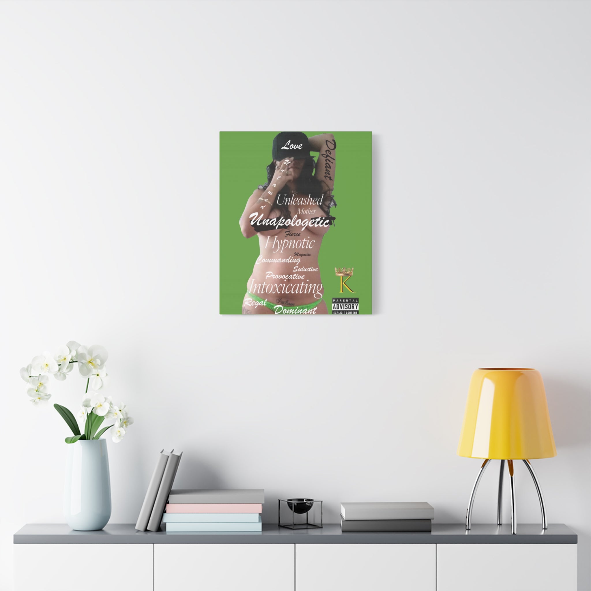 Unapologetic Woman Matte Canvas Wall Art