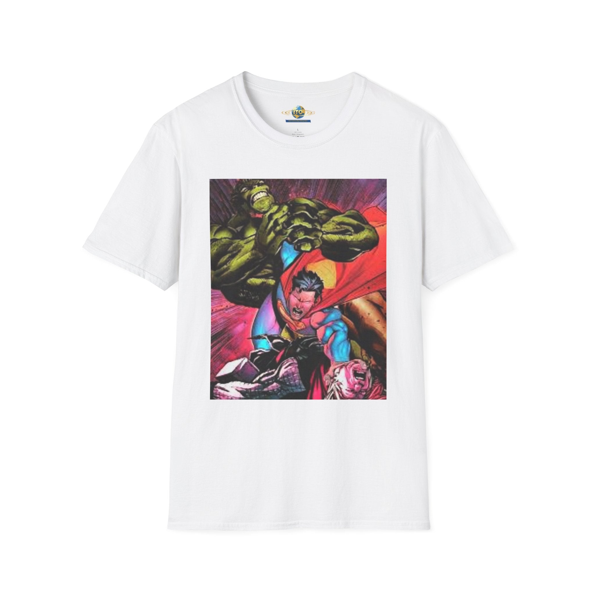 Superhero Mashup T‑Shirt — Dynamic Comic Art Tee