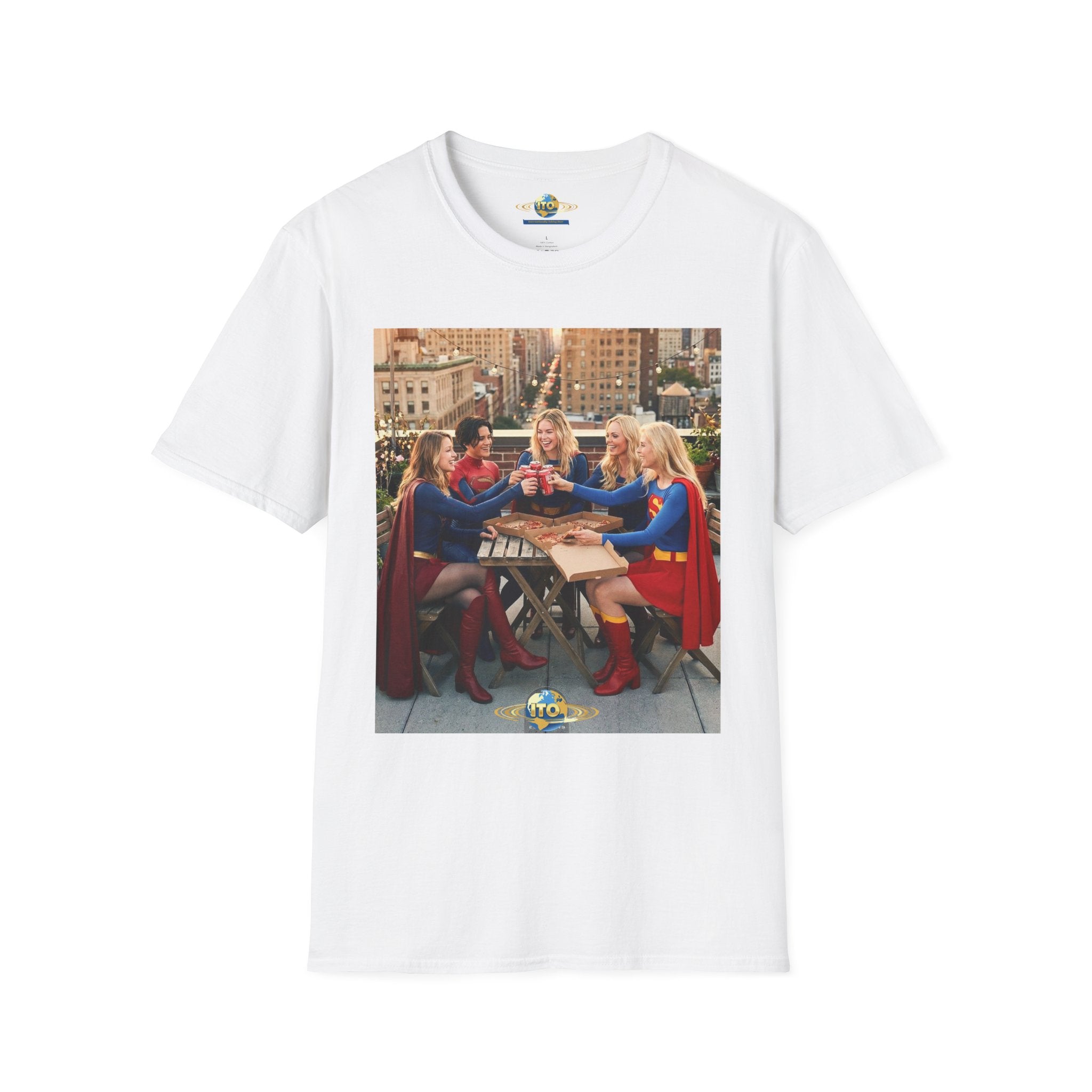 Superhero Squad Rooftop Card Game T-Shirt