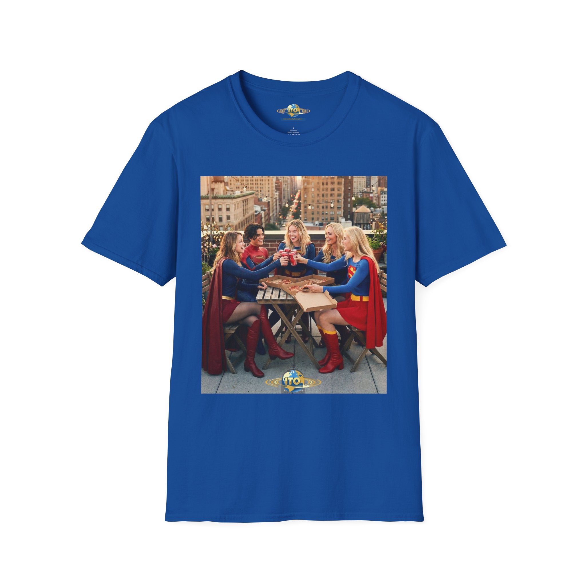 Superhero Squad Rooftop Card Game T-Shirt