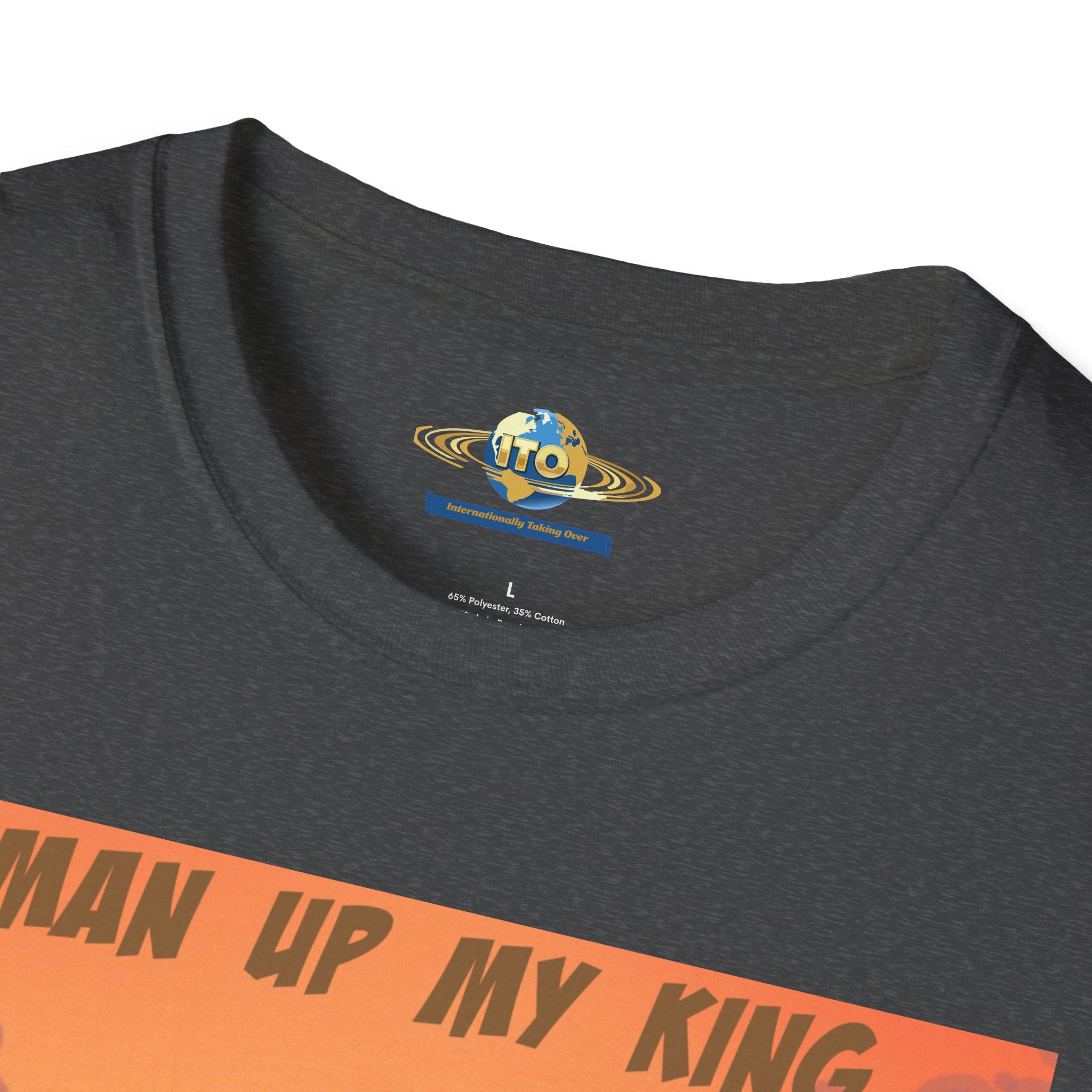 “Man Up My King” Retro Desert Art T‑Shirt