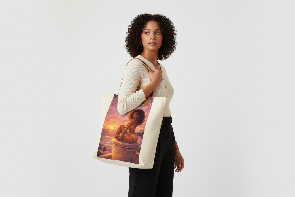 Ebony Goddess tote bag